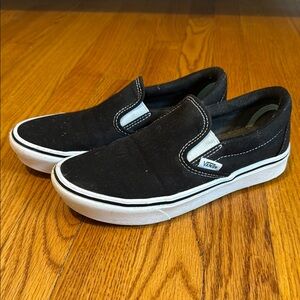 Vans Black Slip-On Shoes
